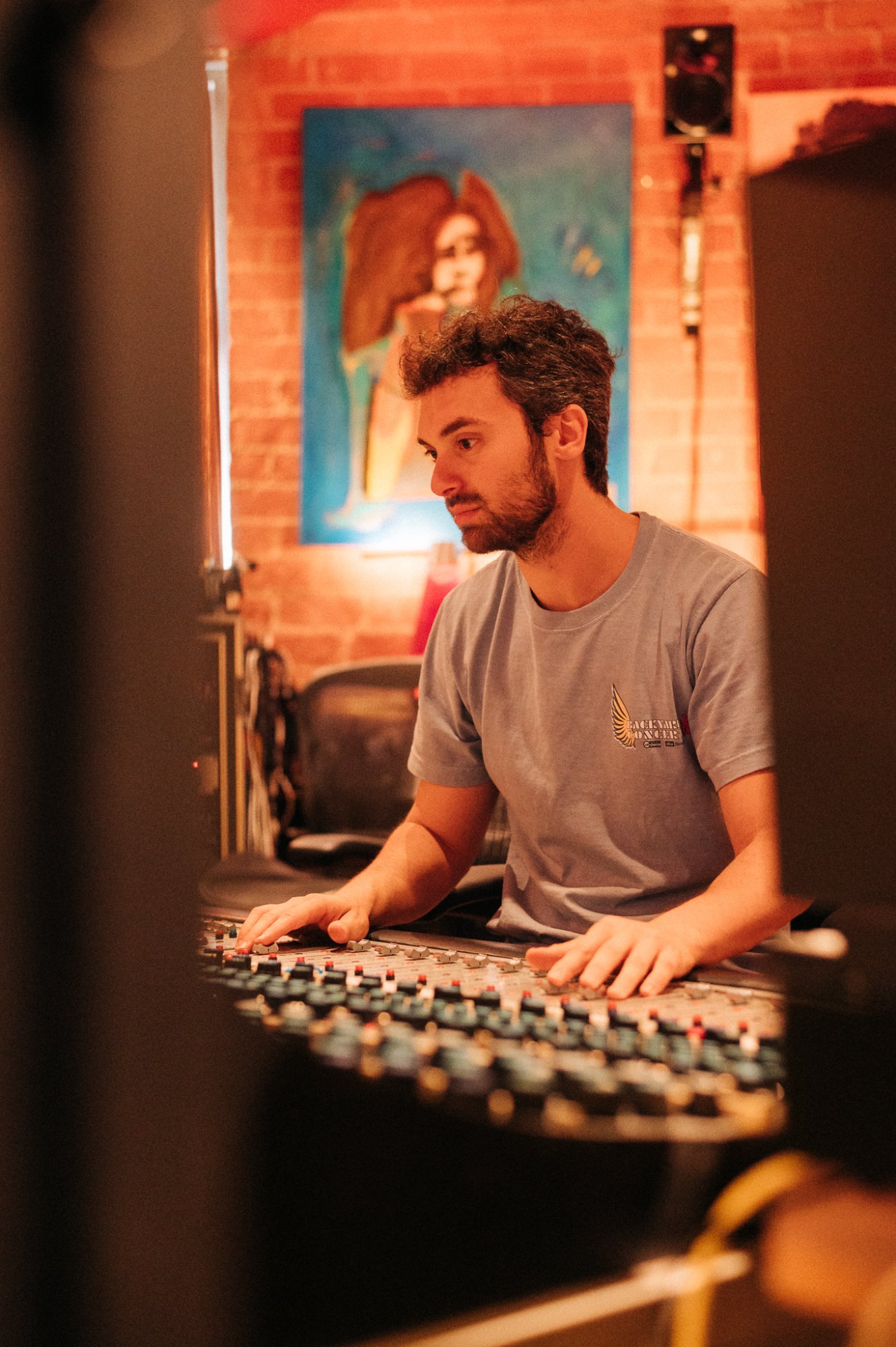 Ira Becker recording and mix engineer at Clearmountain's Berkeley Street Studios Santa Monica