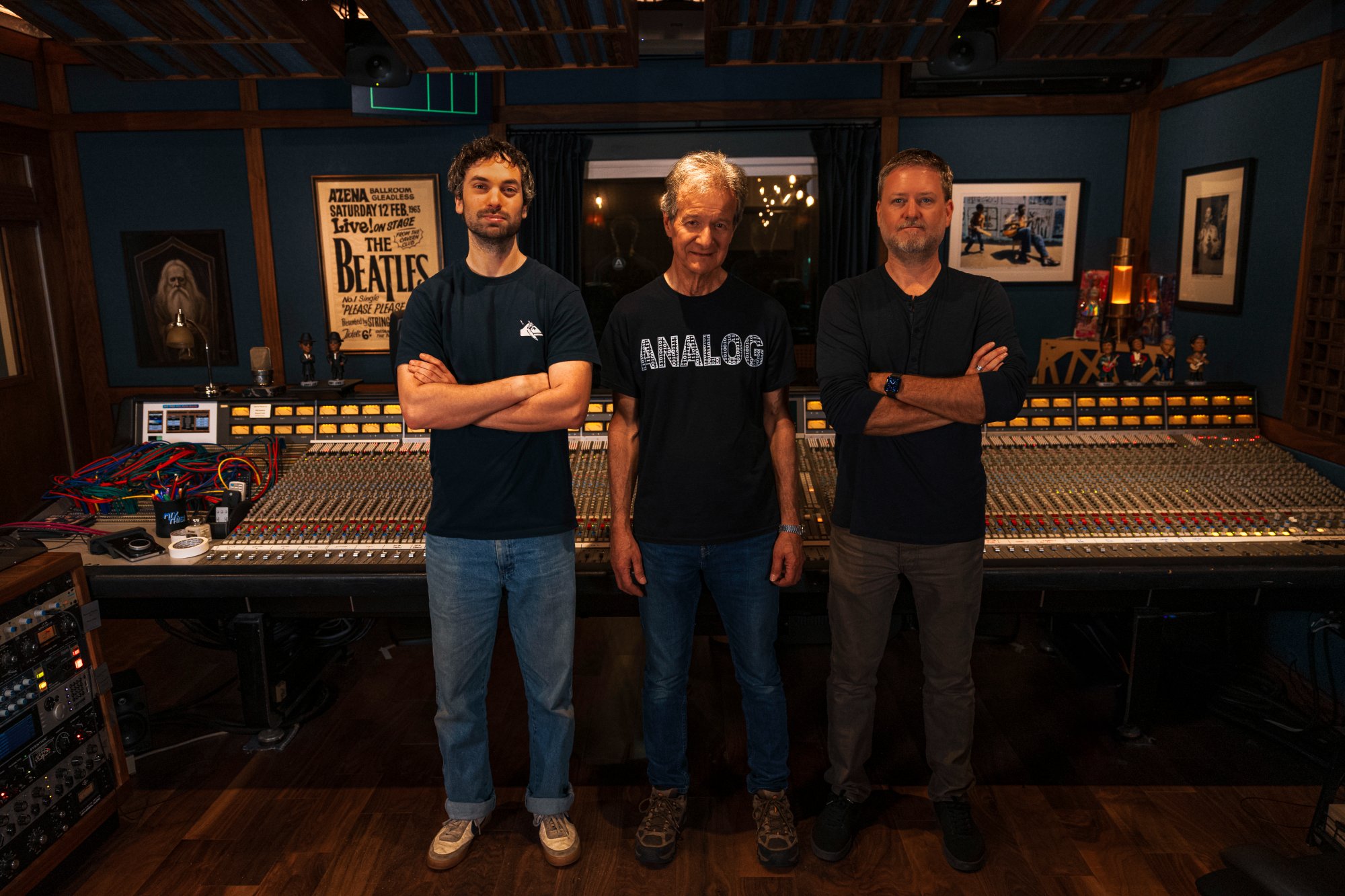 The team at Clearmountain's Berkeley Street Studios — Santa Monica