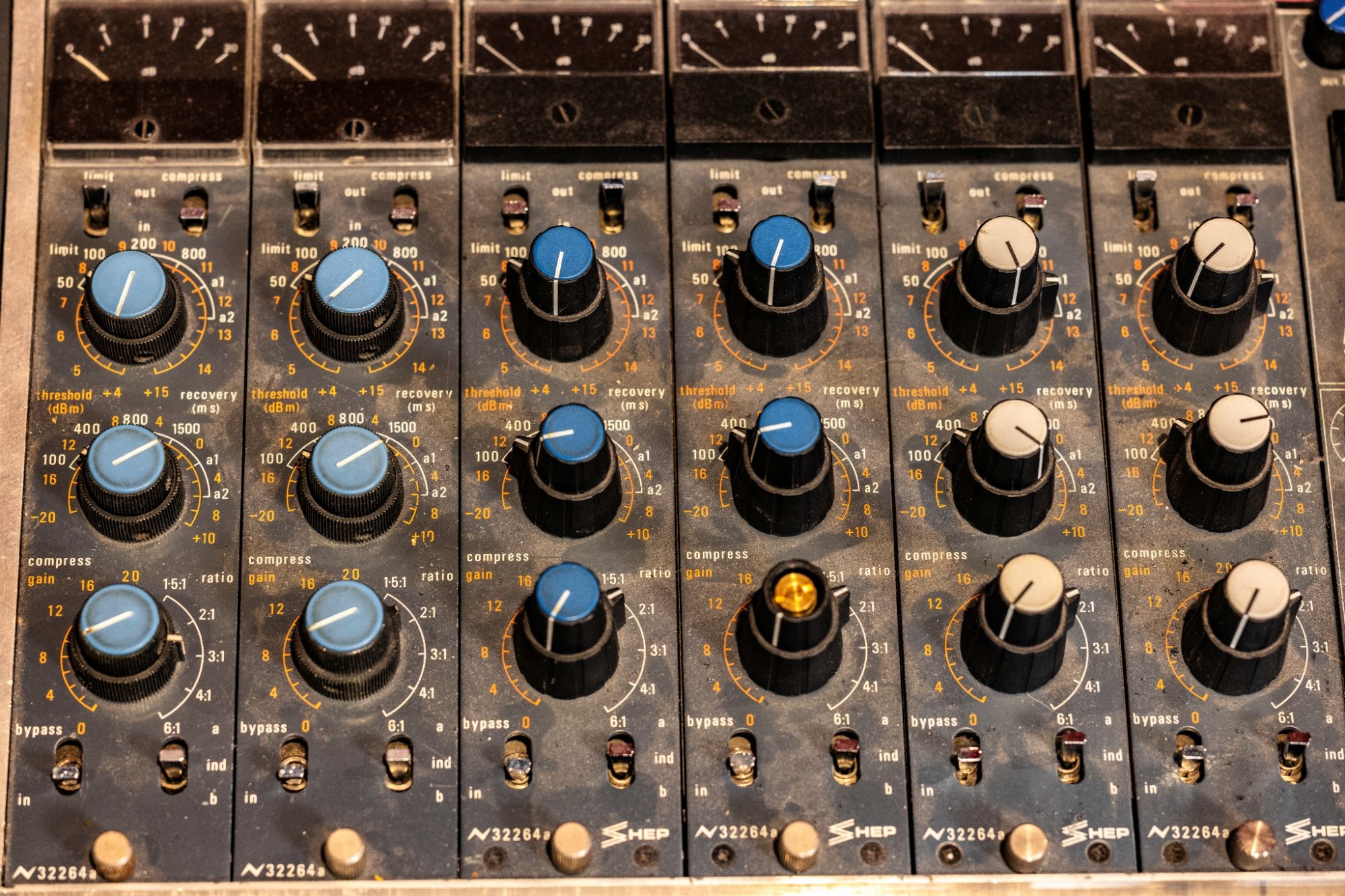 Neve 8068 MkII compressor modules and channel strips — Clearmountain's Berkeley Street Studios