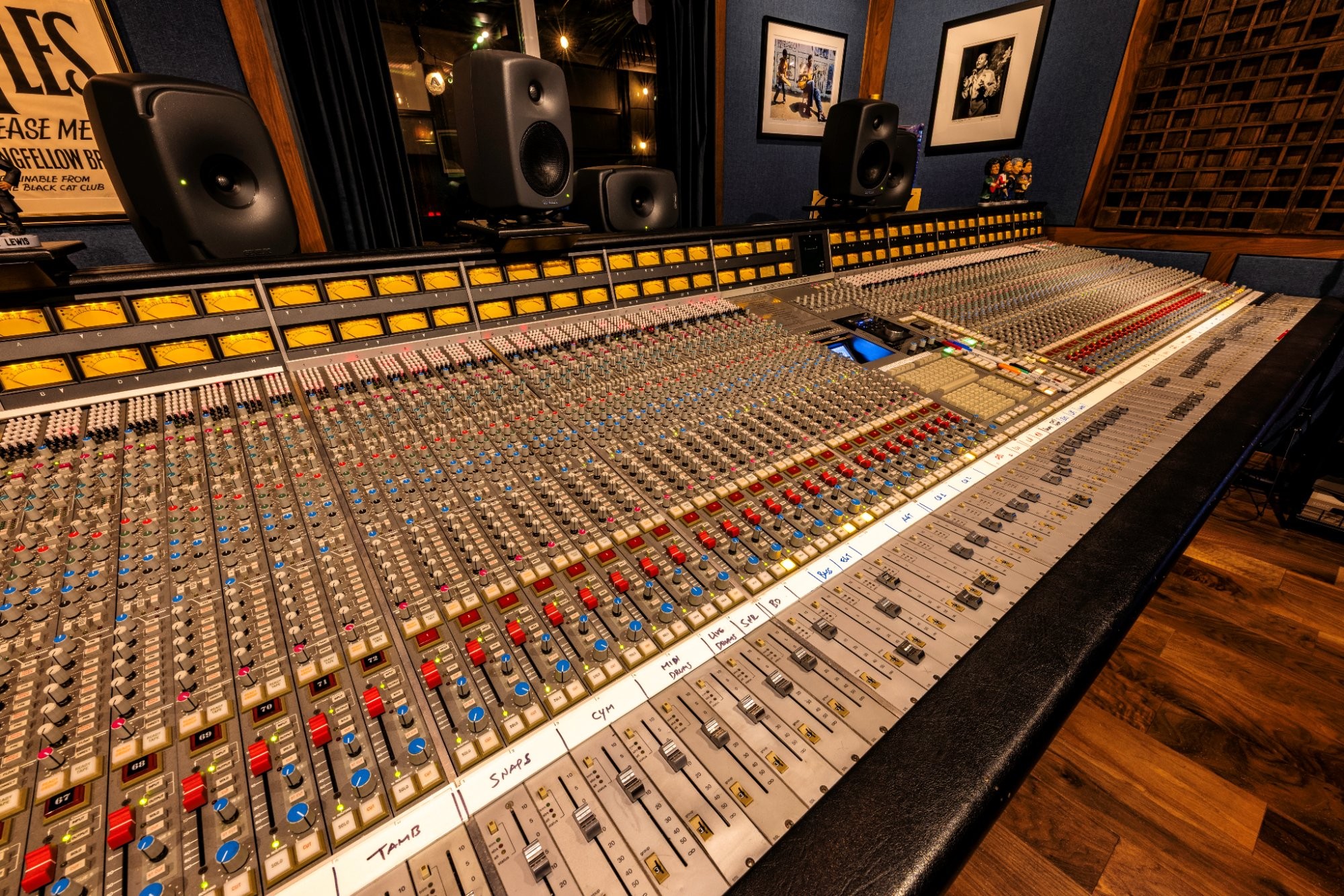 Neve console at Mix This! studio — Clearmountain's Berkeley Street Studios Santa Monica