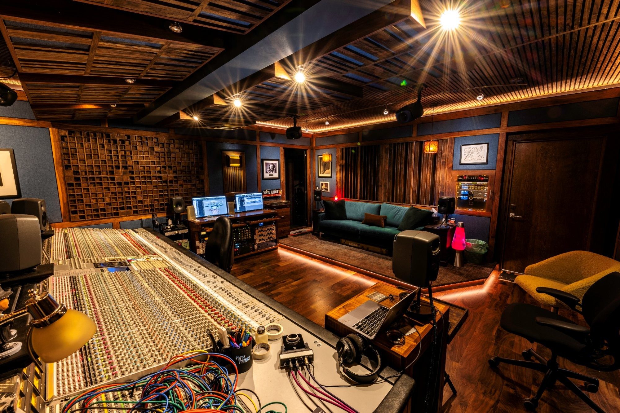 Bob Clearmountain's Mix This!: SSL console, lounge, and immersive Dolby Atmos environment